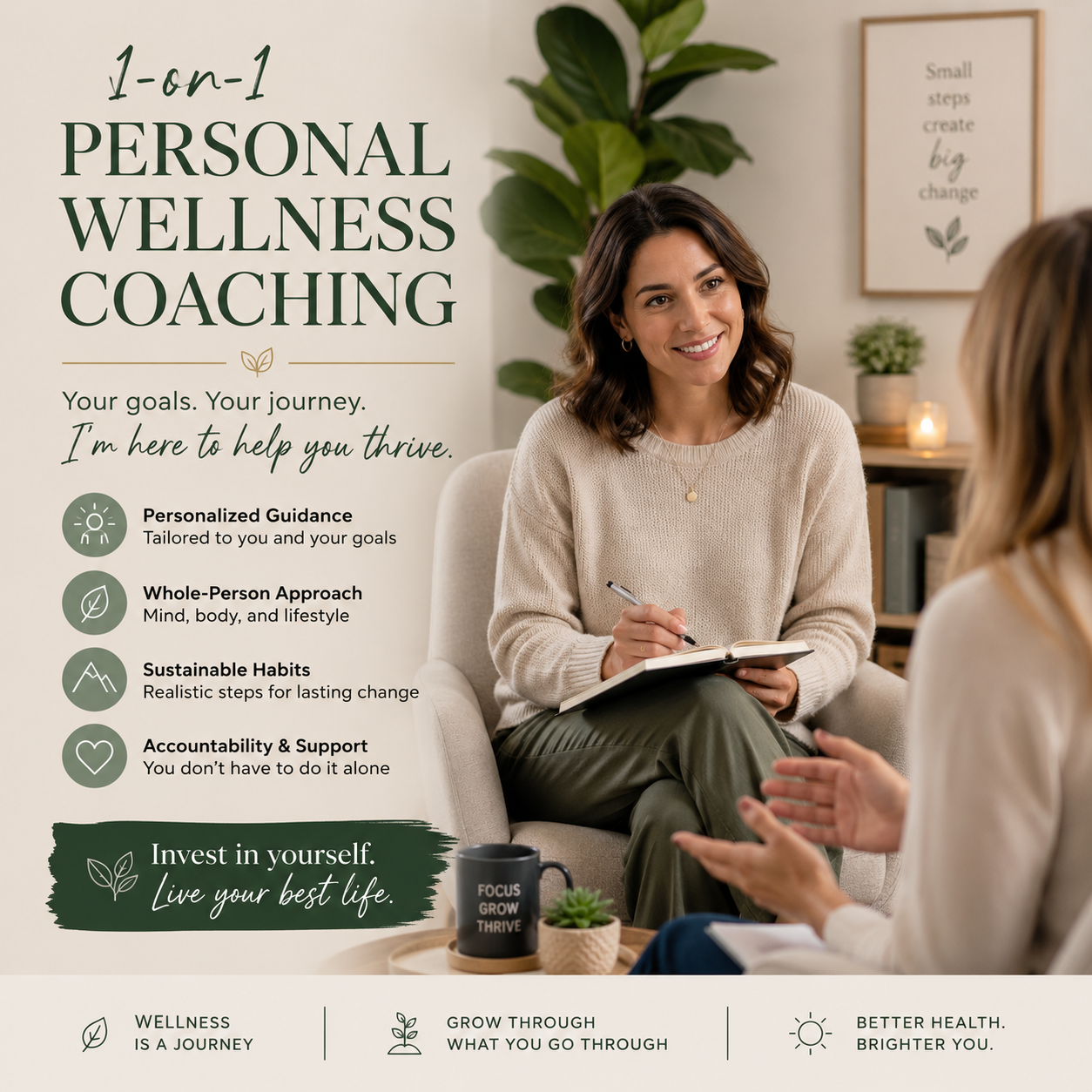 1-on-1 Personal Wellness Coaching
